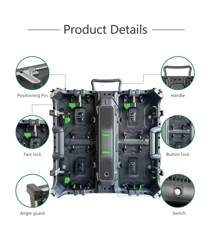 হাই পারফরম্যান্স LED ভিডিও ওয়াল স্ক্রিন সহ LED স্ক্রিন ভাড়া P2.5 P3 P4 P5 P6 ইনডোর আউটডোর LED ডিসপ্লে স্ক্রিন 3