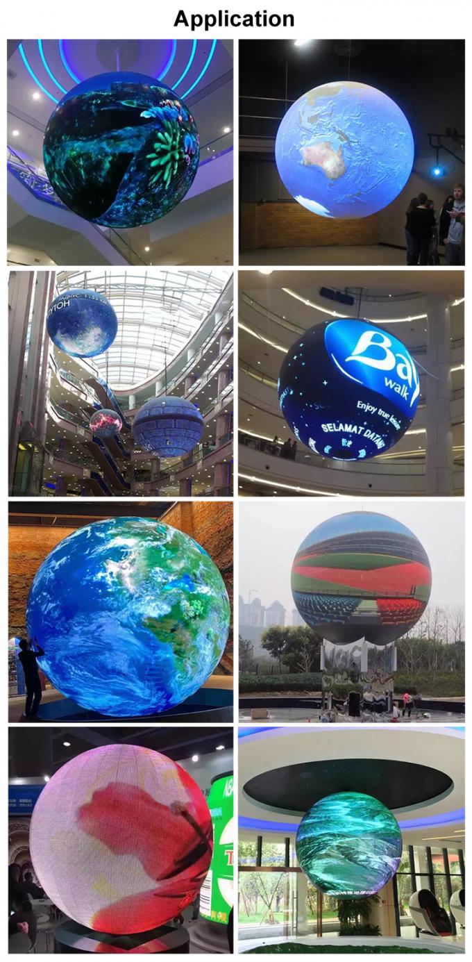 এলইডি বল এবং ক্রিয়েটিভ সার্কুলার কিউব সিলিন্ডার বাঁকা আরজিবি নমনীয় এলইডি স্ক্রিন ইনডোর পি 2 পি 3 পি 4 গোলাকার গোলাকার এলইডি ডিসপ্লে 2