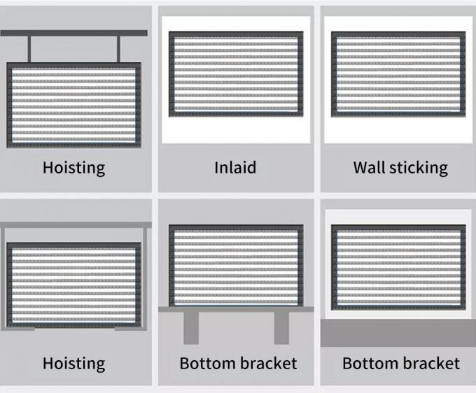 3.91-7.82 মিমি পিক্সেল পিচ স্বচ্ছ এলইডি ডিসপ্লে স্ক্রিন 5-100 মিটার দেখার দূরত্বের জন্য 75% স্বচ্ছতার সাথে 9