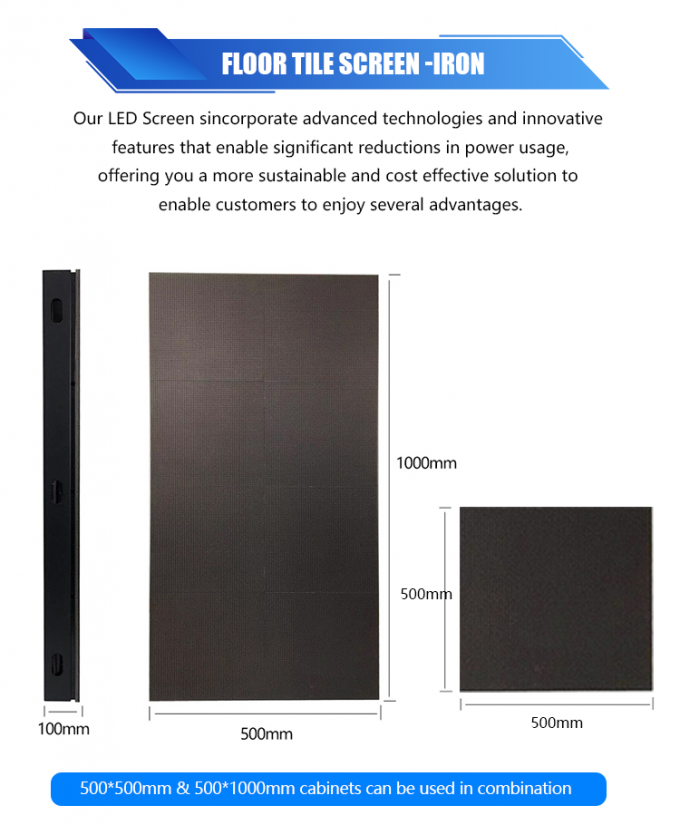 3D মঞ্চ ডান্স ফ্লোর প্যানেল ডিসপ্লে ইন্টারেক্টিভ এলইডি ফ্লোর টাইল স্ক্রিন P2.6 P2.97 P3.91 এলইডি স্ক্রিন 7