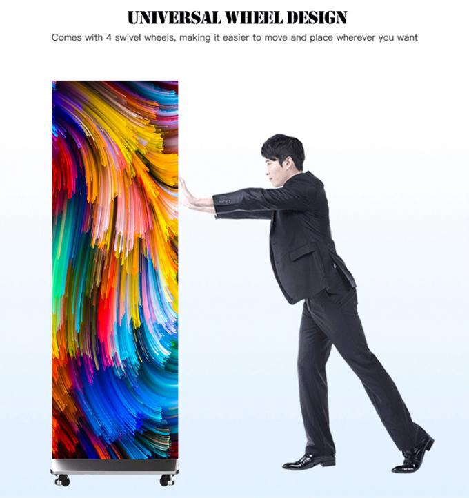 P2.5 ভাঁজযোগ্য এলইডি পোস্টার ইনডোর এলইডি পোস্টার বিজ্ঞাপন পণ্য প্রদর্শনী 7