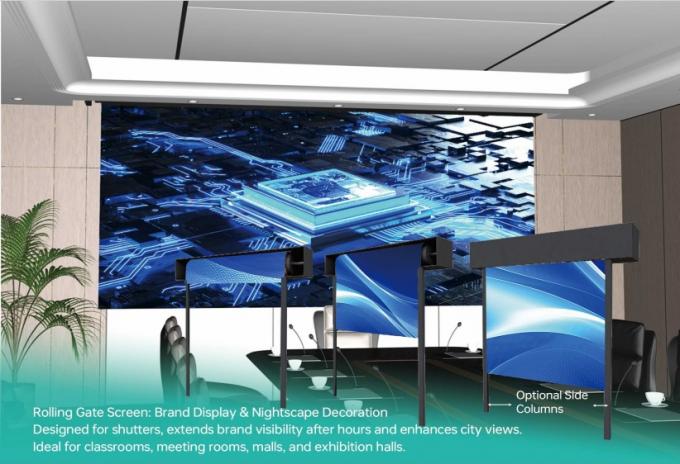 GOB রোলযোগ্য এলইডি ডিসপ্লে এলইডি ওয়াল এলইডি প্যানেল এলইডি সাইন এলইডি বিলবোর্ড এলইডি স্ক্রিন 2